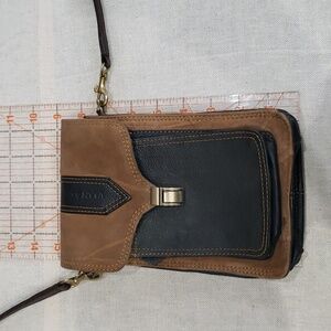 Vaan & Co Crossbody Bag Suede Leather Expandable Belt Unisex Travel Secu…